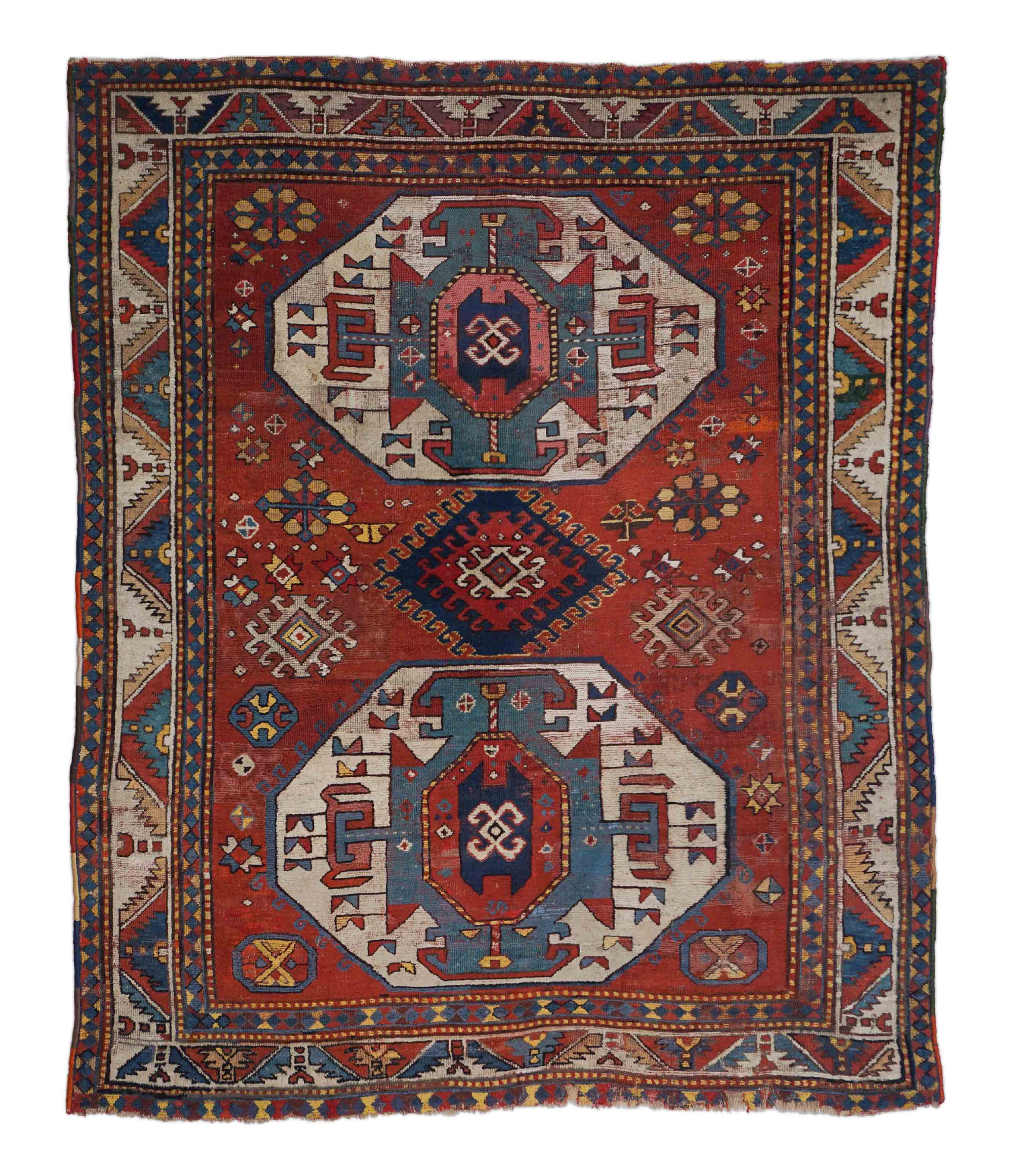 Antiker Kazak | 212 cm x 178 cm | Nr. 9791